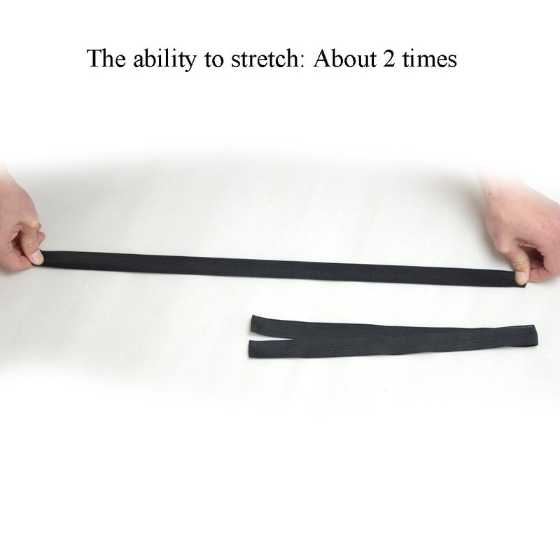 Luwigs Black Elastic Bands Wig Accessories for Making Wigs/Lace Frontal/Lace