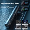 LED Flashlight Built in 1800mAh Lithium Battery IPX6 Waterproof Torch
