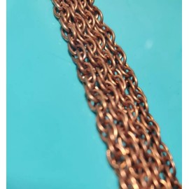 Unbranded Copper Rope Chain Plated Wholesale Lots Necklace Bulk US Seller 4, 17in Peices.