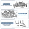 UHETLET Pack of 260 Self-Tapping Screws Stainless Steel Drilling Screws