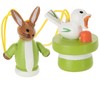 com-four® Wooden Figures for Hanging Decoration Made of Wood -