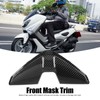 Motorcycle Front Mask Cover Trim Carbon Fiber Style Fit for