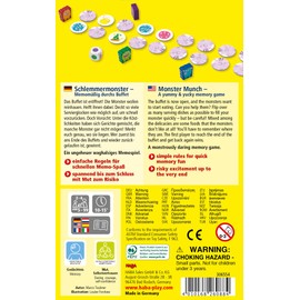 HABA 306554 – Schlemmermonster, Gift Game from 5 Years, Made in Germany