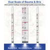 Maple Syrup Hydrometer Test Cup Kit, Maple Sap Hydrometer With