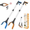 REWKCY 32" Grabber Reacher Tool, 2-Pack Foldable Reacher Grabber Pickup