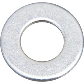 Ad Pack [Made in Japan] Aluminum Flat Washers M6 (6.5mm) x Outer Diameter 0.5 inches (13 mm) x Thickness 0.04 inches (1.0 mm) [Pack of 30]
