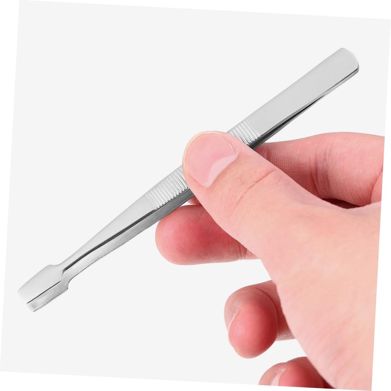 Ipetboom 4pcs Philately Stamp Tweezers Precision Tweezers for Stamp Collecting