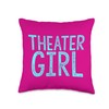 Cute Theatre Gift for Women Broadway Lovers Theater Girl Throw
