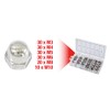 KS Tools 970.0460 Stainless steel nuts assortment, metric, 150 pcs