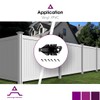 Advantage Industries 5” Stainless-Steel Self-Latching Gate Latch | Hidden Spring