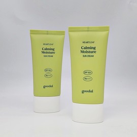 goodall Goodal Clear Houttuynia Cordata Calming Moisture Sun Cream 50ml + 50ml Double Plan (SPF50+) 1+1 / 구달 맑은 어성초 진정 수분 선크림 50ml + 50ml 더블기획 (SPF50+) 1+1