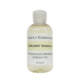 Simply Essential Creamy Vanilla Body Massage Oil 100ml