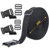 Webbing Strap, Black Polypropylene Webbing Strap Tape 20mm,25mm,40mm,50mm Wide for