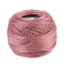 DMC 116 8-223 Pearl Cotton Thread Balls, Light Shell Pink, Size 8