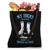 Funny Lost Socks Laundry Pun Tote Bag