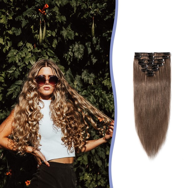Elailite Clip-In Extensions 100% Remy Real Hair Clip-In Hair Extensions