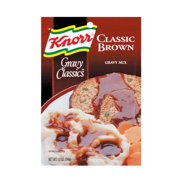 Knorr Gravy Mix Classic Brown, 1.2 OZ (Pack of 24)