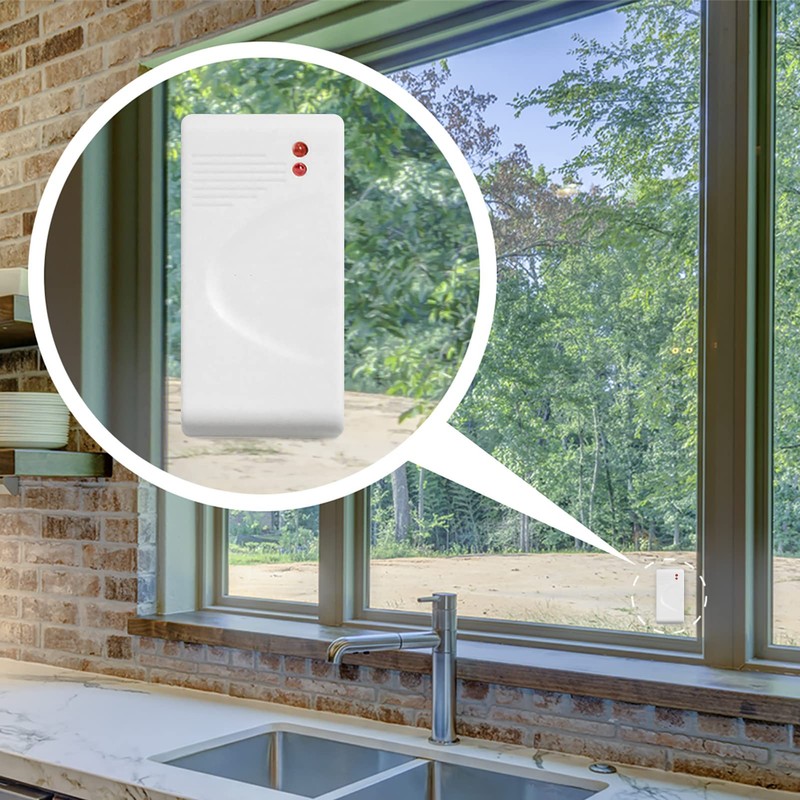 Wireless Glass Window Vibration Detector For Home Security Alarm System