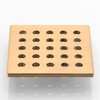 HOLGE 3.75 INCH Square Shower Drain Cover 95MM Floor Drain