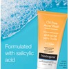 Neutrogena Acne Face Wash, Oil Free Cream Facial Cleanser with