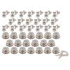 New Marine Loxx Set of 20 Tops + Threaded Screws