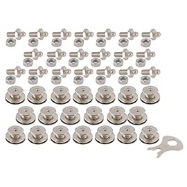 New Marine Loxx Set of 20 Tops + Threaded Screws M5 x 10 + Key