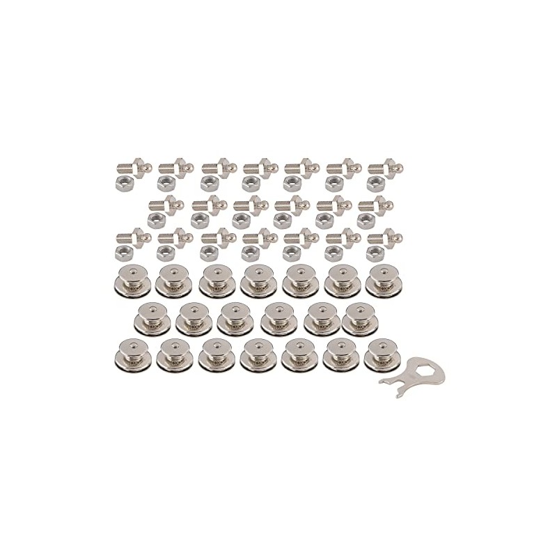 New Marine Loxx Set of 20 Tops + Threaded Screws