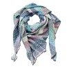 Invero, Grace Triangular Scarf 100% Cotton (Organic Organic), pastel