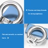 5 Stück 304 Augenmutter M8,Augenmutter 304 Edelstahl,Ösenmutter Ringmuttern,Hardware Ringösen,Ringmutter Zubehör,Ringschrauben