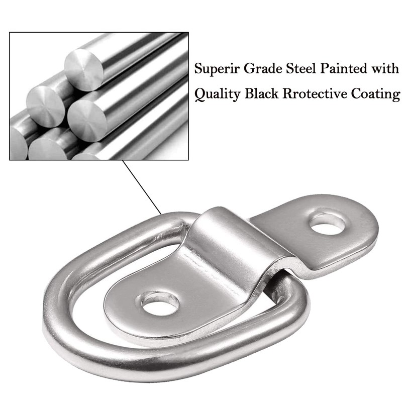 D Ring Tie Down Anchor 1/4" Heavy Duty Trailer Anchor