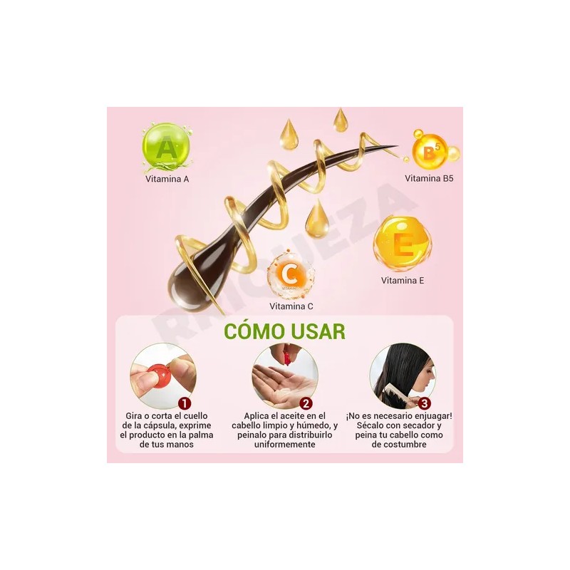 Capilar Reparación Nutrición Cápsulas Hair Vitaminas