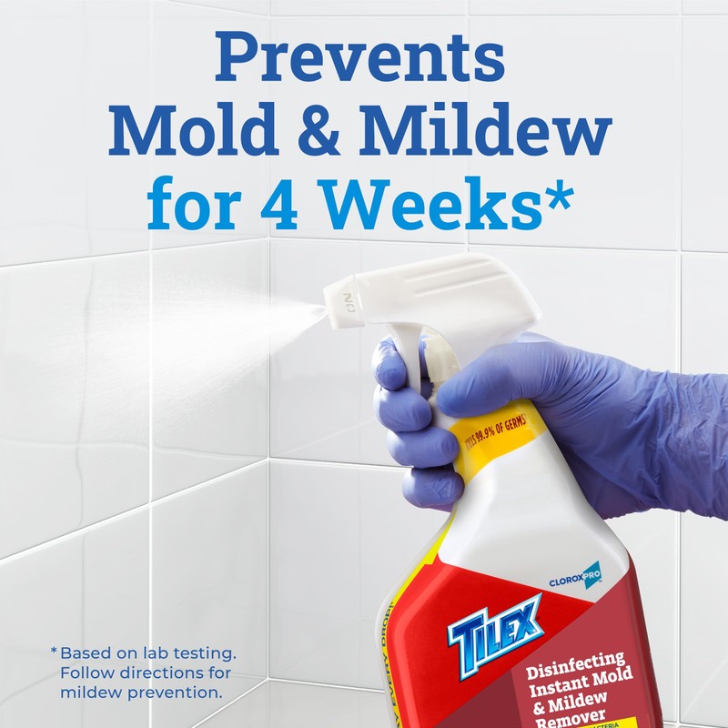 CloroxPro Tilex Disinfecting Instant Mold and Mildew Remover Spray, 32