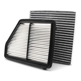 CA12051 CF11182 Engine and Cabin Air Filter Set with Activated Carbon for Civic 2016-2026 2.0L, HR-V 2023-2026 HRV 2.0L (Not Fit Civic Hatchback) Replacement Naturally Aspirated Car Accessories