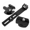 Akozon Dual Flash Bracket Extension Bar, Flash Bracket Tripod Mounting