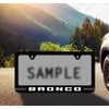 Ford Bronco UV Printed License Plate Frame - Gray