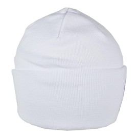 FIGC Unisex Beanie Hat, White