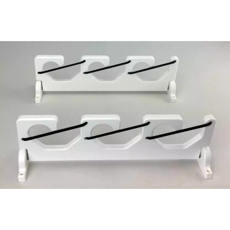 Oobjek 3 Fishing Rod Pole Reel Folding Holder Gunwale Boat