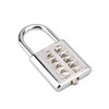 10-Digit Push Button Combination Padlock - Namsan Tower Style for Lockers, Gates, Escape Rooms Combination Lock 3ea