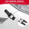 Ohleats 4 PCS Car Bumper Clip Hasp, Carbon Fiber Auto