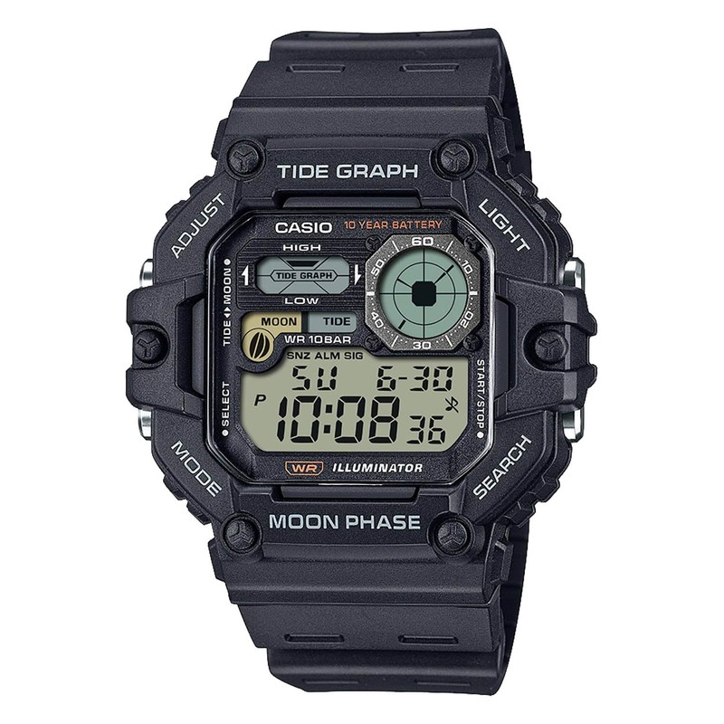 Casio Collection WS-1700H-1AJF Men's Watch, Black, Black, sports
