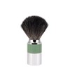 MÜHLE NEO Shaving Brush, chrome-plated and Rubber Grip Handle, sage
