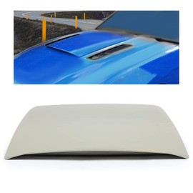 KUAFU Hood Scoop Vent Compatible with 2013 2014 Ford Mustang Gray ABS