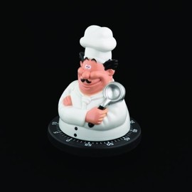 Bengt Ek 626 Timer Koch, Schwarz/Weiß, 13 cm