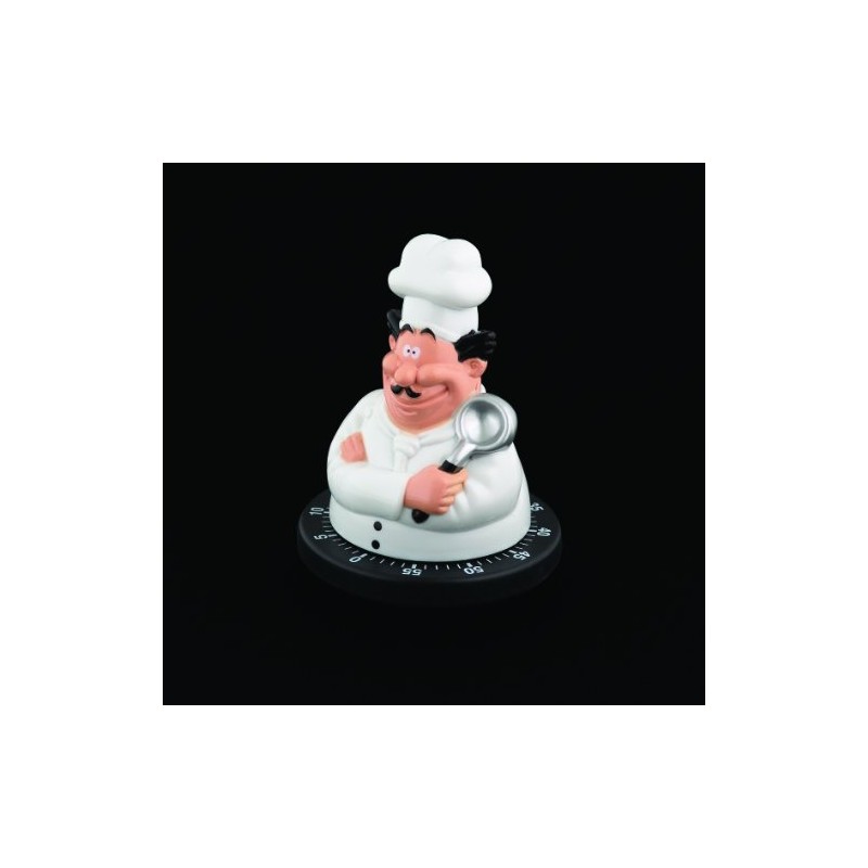 Bengt Ek 626 Timer Koch, Schwarz/Weiß, 13 cm