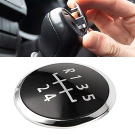 Aramox Gear Knob Badge Cover, Gear Knob Cap Cover, Stylish Car Interior Decoration, Replacement for T5 2003-2010 (5 Speed)