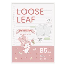 Mplan Sanrio Characters Loose Leaf B5 My Melody 001662-53