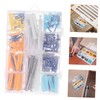 TEHAUX 1set Self Tapping Screws and Expansion Rubber Kit Assorted