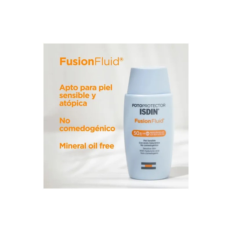Protector Solar Isdin Fusion Fluid Fps 50 1 Unidad De 50 ml