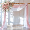 Wedding Arch Draping Fabric, 1 Panel 28" x19ft White Wedding