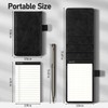 WEMATE 10 Pieces Small Notepad Holder Set Pocket Notebook -